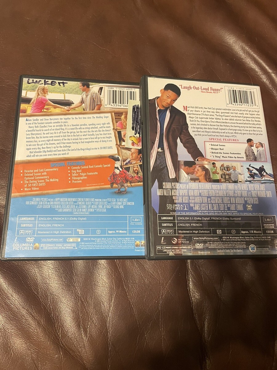 50 First Dates; Hitch; Sandler/Barrymore, Will Smith, Kevin James