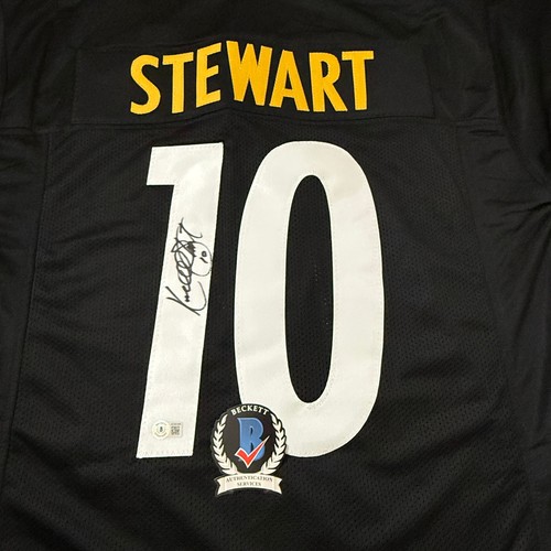 KORDELL STEWART SIGNED CUSTOM PITTSBURGH STEELERS JERSEY BECKETT BAS COA AC82485 - Picture 2 of 4
