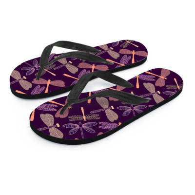 dragonfly flip flops