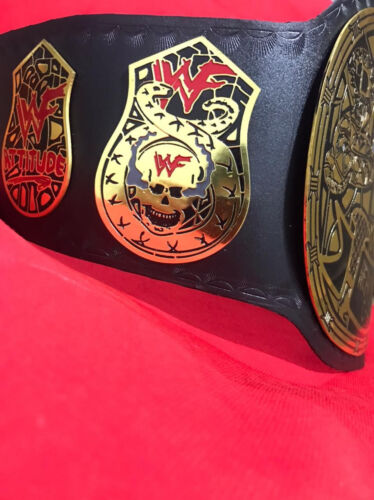NEW WWF moking Skull Snake Skin World Wrestling Championship Belt Adult size 2mm - Picture 8 of 12