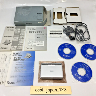 Sharp Zaurus SL-C3200 rare model Last Linux OS boxed accessories 