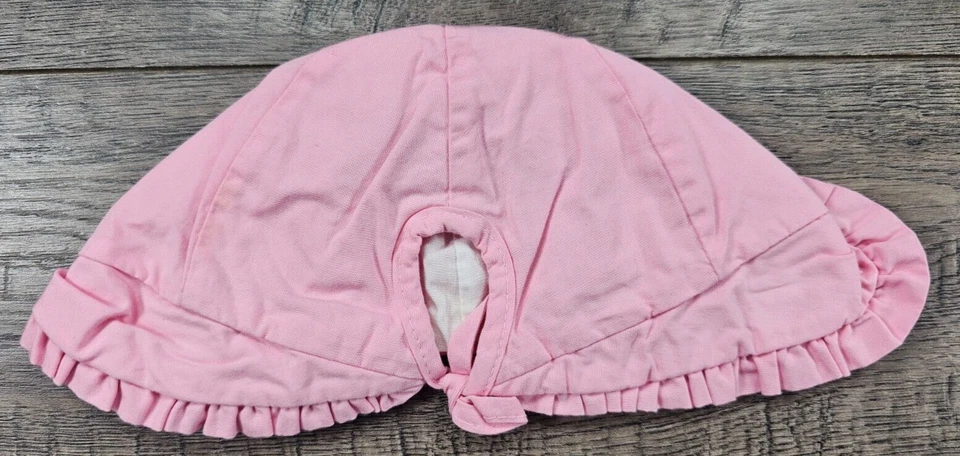 Baby Girl Vintage Rainbow Tag Gymboree 6-12 Month Pink Dragonfly Bucket Hat - Image 2 of 4