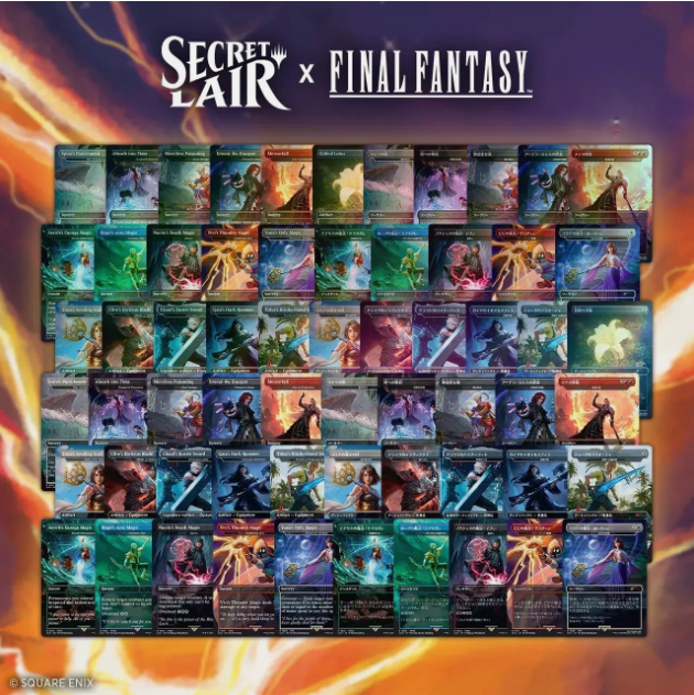 MTG FINAL FANTASY SECRET LAIR ENGLISH COMPLETE NONFOIL