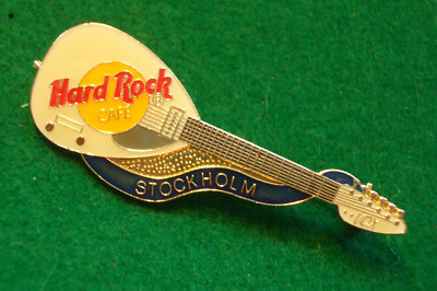 HRC Hard Rock Cafe Stockholm White Brian Jones Vox Guitar Dead Rocker Series