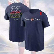 HOT NEW - Caitlin Clark Indiana Fever Player Signature Name & Number T-Shirt