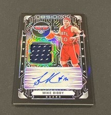 2020-21 PANINI OBSIDIAN MIKE BIBBY MATRIX MATERIAL PATCH AUTO SP #’d 06/35!