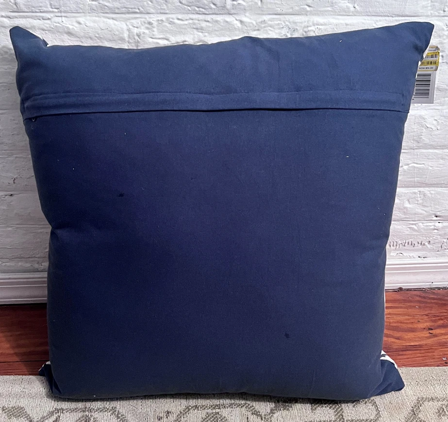 22"x22" Dulane Damask Square Throw Pillow - Rizzy Home - Image 2 of 4