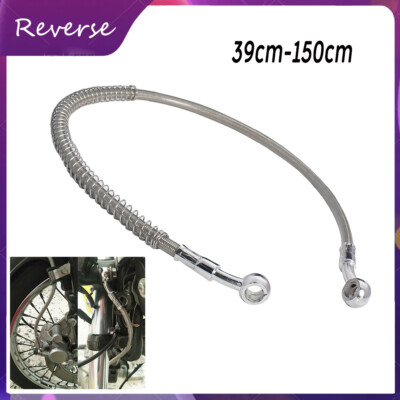 39cm-150cm Motorrad-Bremsöl-Schlauchleitung Banjo Fitting Geflochtener Edelstahl