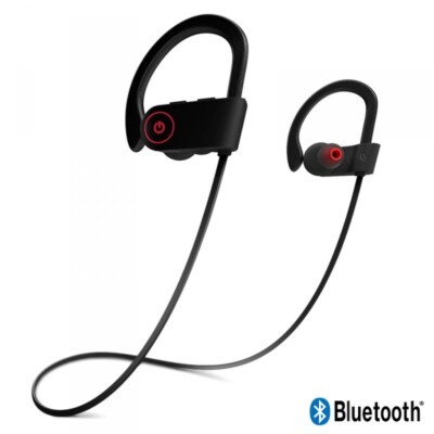 Headphones Bluetooth Earring Black For Apple IPHONE 8/IPHONE