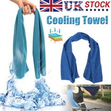 2X Instant Cooling Towel Ice Towel Neck Wrap Stay Cool For Sports Gym Jogging