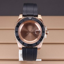 For Seiko Nh36 Steel 40mm Watch Cases nh35 Strap Modify yacht Mod Ceramic Bezel