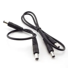 DC Male to Male Power Supply Cable 5.5 x 2.1mm CCTV Adapter Connector Extension