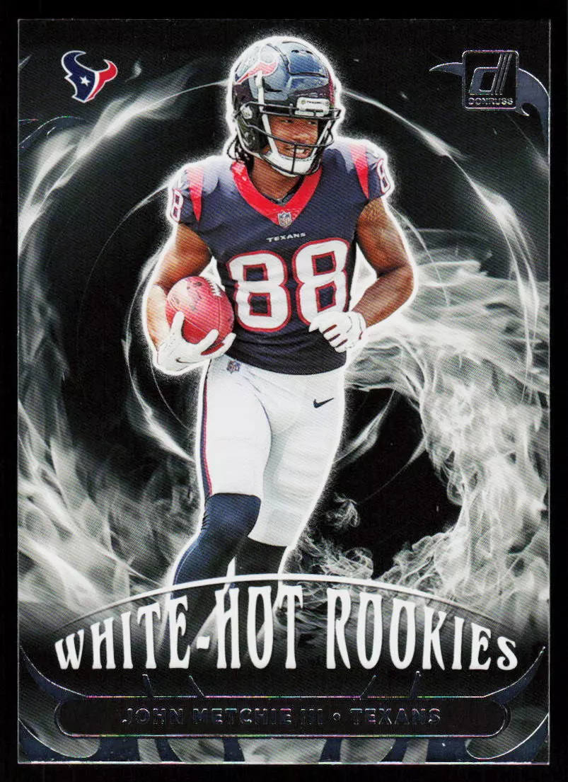 2022 Donruss John Metchie III #WHR-7 FOOTBALL Houston Texans White Hot Rookies