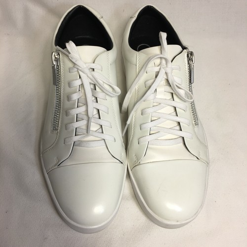 Calvin Klein Ibrahim Box Leather White 