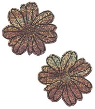 PASTEASE brand Pasties Glitter Wildflower Nipple Pasties, Buy 2 Get 1 Free