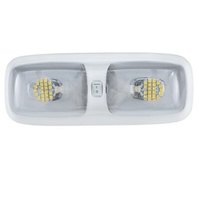 Recpro Rv Led Double Dome Ceiling Light Fixture Warm White 3200k Recpro Rv Led Double Dome Ceiling Light Fixture Warm White 3200k