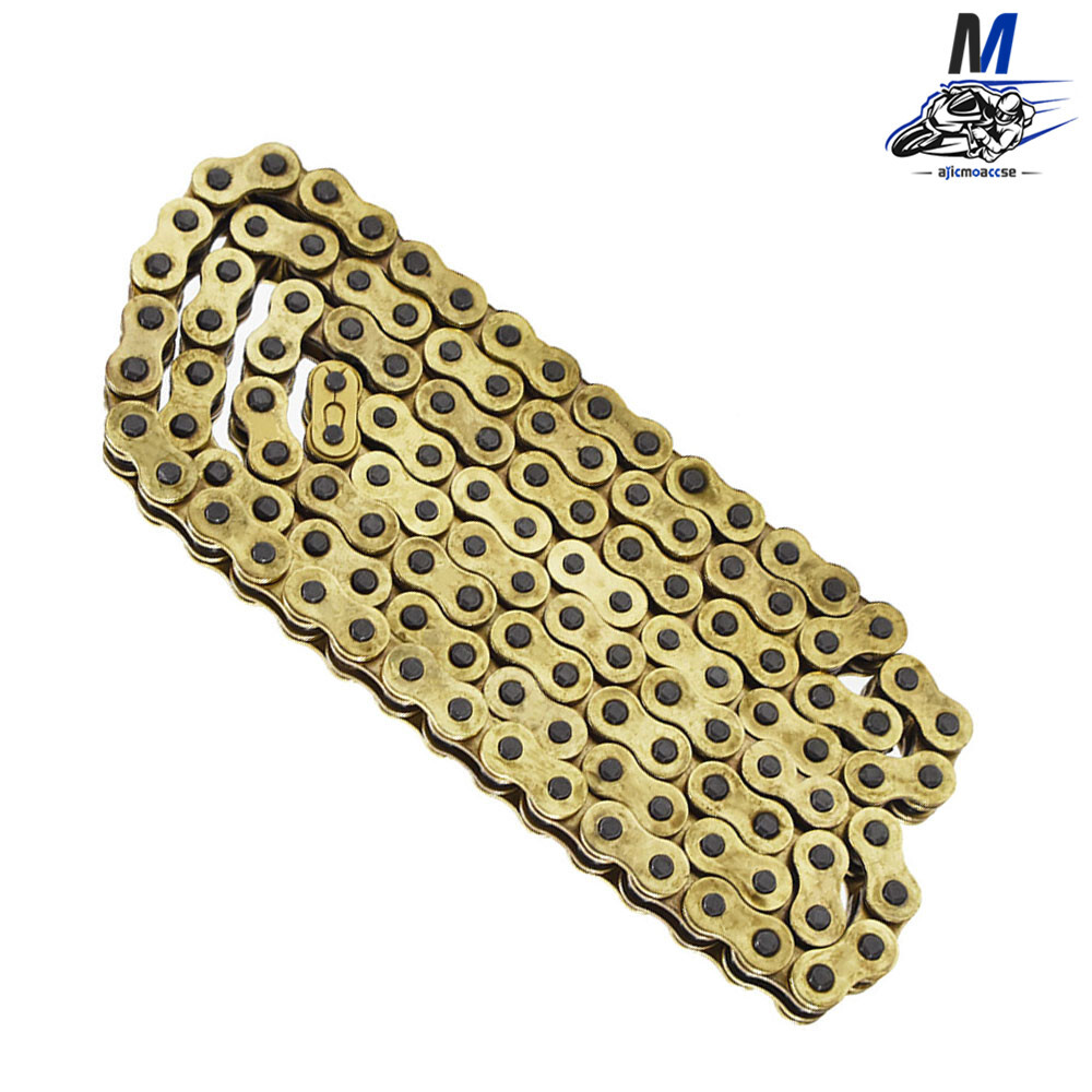 GOLD 520 Drive Chain 120 Links With ORing Masterlink For Dirt Bike 520