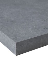 Brazillia Grey Stone 40mm Square Edge Laminate Kitchen Worktop + Edging Strip