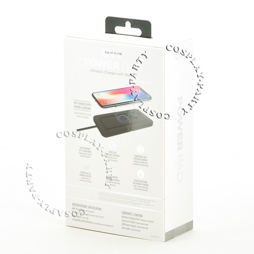 Case Mate Power PAD Fast Wireless Charger w/Stand For Universal Phone - Black - Picture 5 of 7