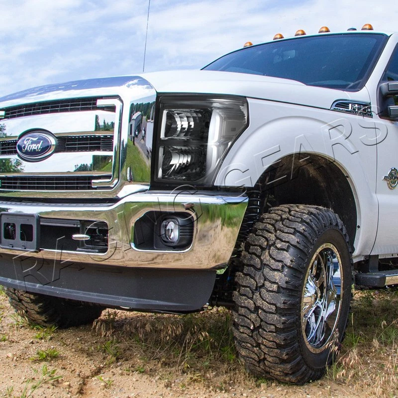 LENTE DE HUMO CON REFLECTOR TRANSPARENTE FAROS LÁMPARAS APTOS PARA FORD F250/F350 SUPERDUTY 11-16 Foto 3 de 3