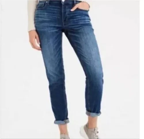 Citizens of Humanity Dylan Drop Rise Cropped Boyfriend Jeans in Forever Size 28 Premium Denim Style