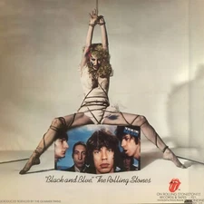 Rolling Stones Black And Blue 12x12 Album Cover Replica Poster Print Alternate