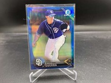Javier Guerra 2016 Bowman Draft Chrome Blue BDC-181 /150 Padres