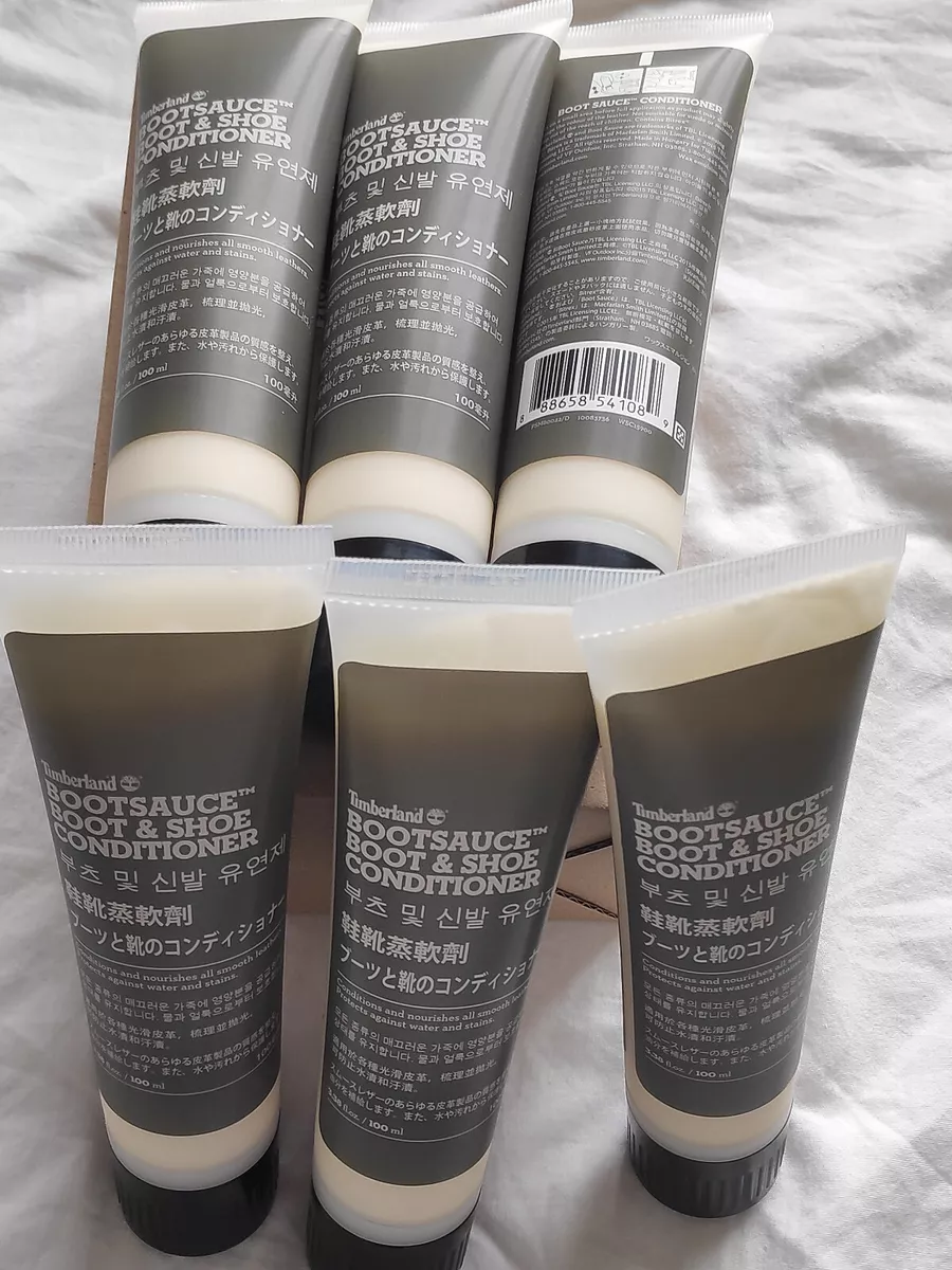 6x Timberland Boot Sauce Shoe Conditioner 100ml Brand NEW Leather RRP 78 GIFT