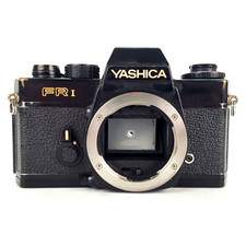 Yashica FR 1 Black 35mm SLR Film Camera UNTESTED AS-IS