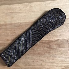 Vintage La Regale 1980's Beaded Fashion Belt Size Medium 27-30" Adjustable Retro