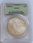 1880-S PCGS MS63 Morgan Dollar