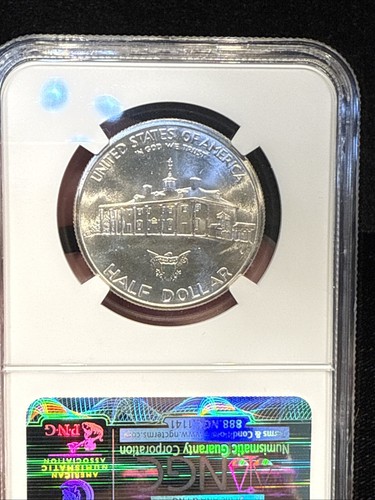 1982-D 50c Washington Commemorative Silver Half Dollar - Jones - NGC GEM UNC - Picture 5 of 6