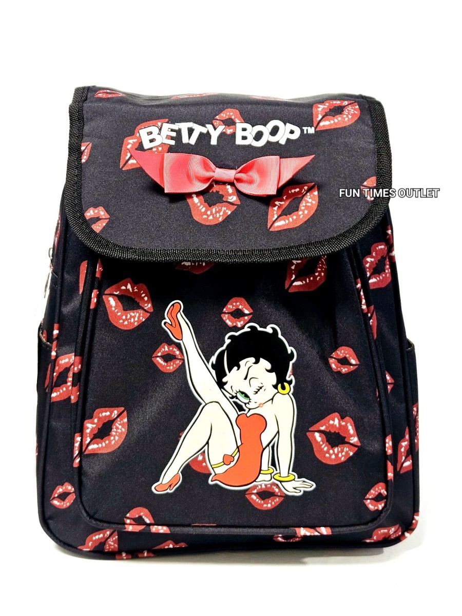 betty boop mini backpack NEW (3) different styles Goodies Galore the Betty Superstore Perfect for fans who want to celebrate classic animation with everyday functionality. Betty Boop Canvas School mini