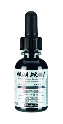 (413,00 /1l) Schmincke Aqua Drop - Neutralgrau - 30ml Aquarell 24720034