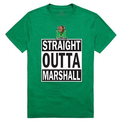 University of Marshal Thundering Herd NCAA College Straight Graphic Tee T Shirt