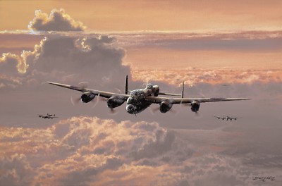 Limitierter Luftfahrtdruck nach außen gebunden von Philip E West (Lancaster) klein