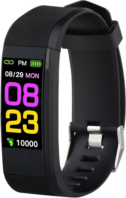 Denver BFH-147K Fitnessarmband Bluetooth Smartwatch Herzfrequenz Blutdruck SMS