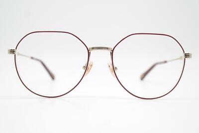Brille Chloe CH0180O Gold Weinrot Oval Brillengestell eyeglasses Neu