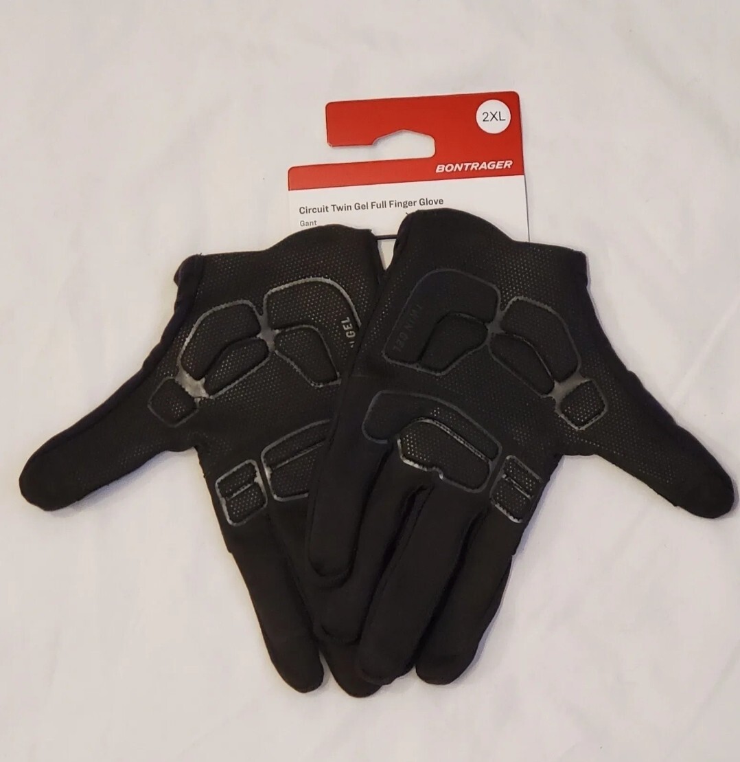 Bontrager Trek Circuit Twin Gel Cycling Bike Glove Black 2XL 5254828