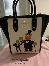 Kate Spade X Muppets Ella Mini Tote Kermit Fozzie Purse Bag Crossbody