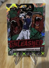 Christian Yelich 2021 Donruss UNLEASHED Insert DIAMOND Parallel Brewers 