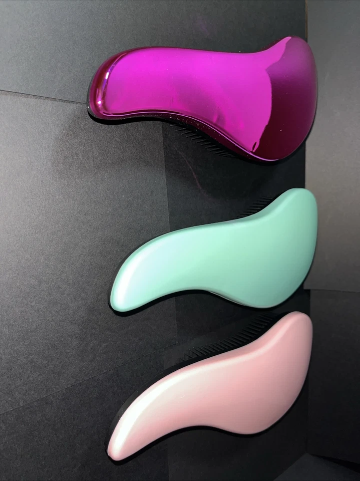 Cepillo de pelo combinado de 3 colores. Cepillo desenredante para cabello, Cepillo para Cabello... Foto 2 de 4