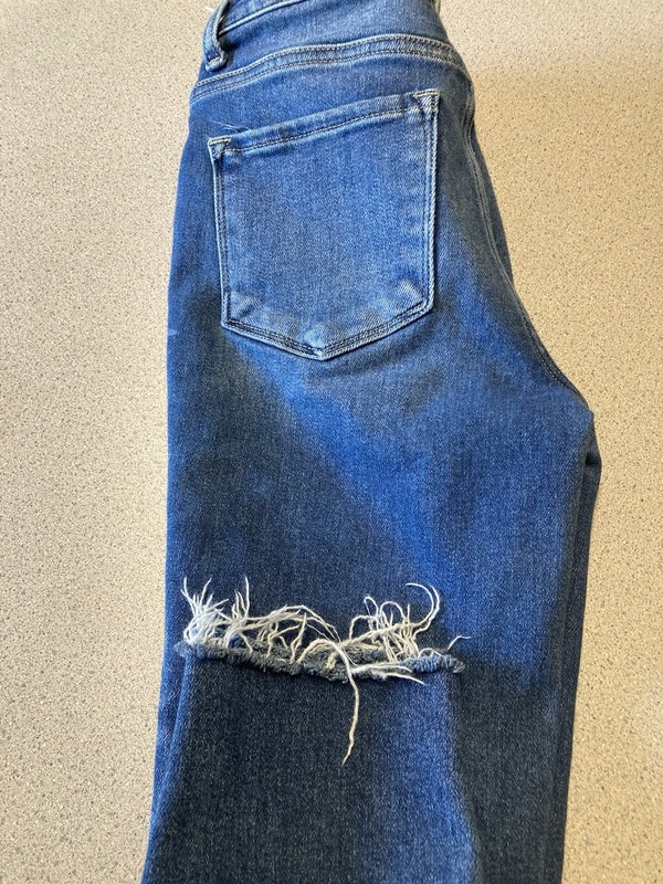 Flying Monkey Jeans Womens 26 Low Rise Ankle Skinny Dark Wash Blue Denim