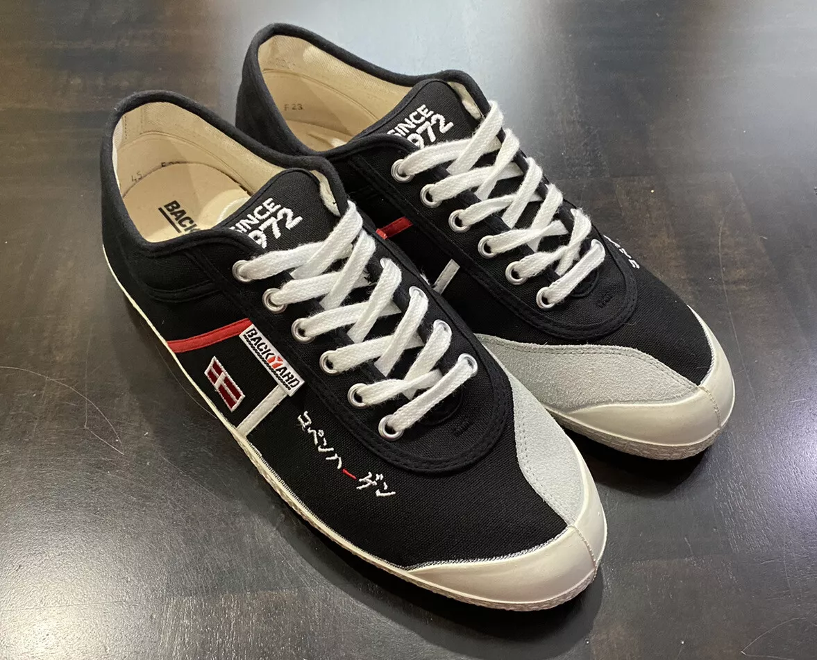 Backyard Footwear Retro Shoes Special Edition Black Sz Euro 45