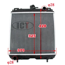 Fit Kubota U15 U17 U15-3 U17-3 Excavator RA221-42300 Radiator.