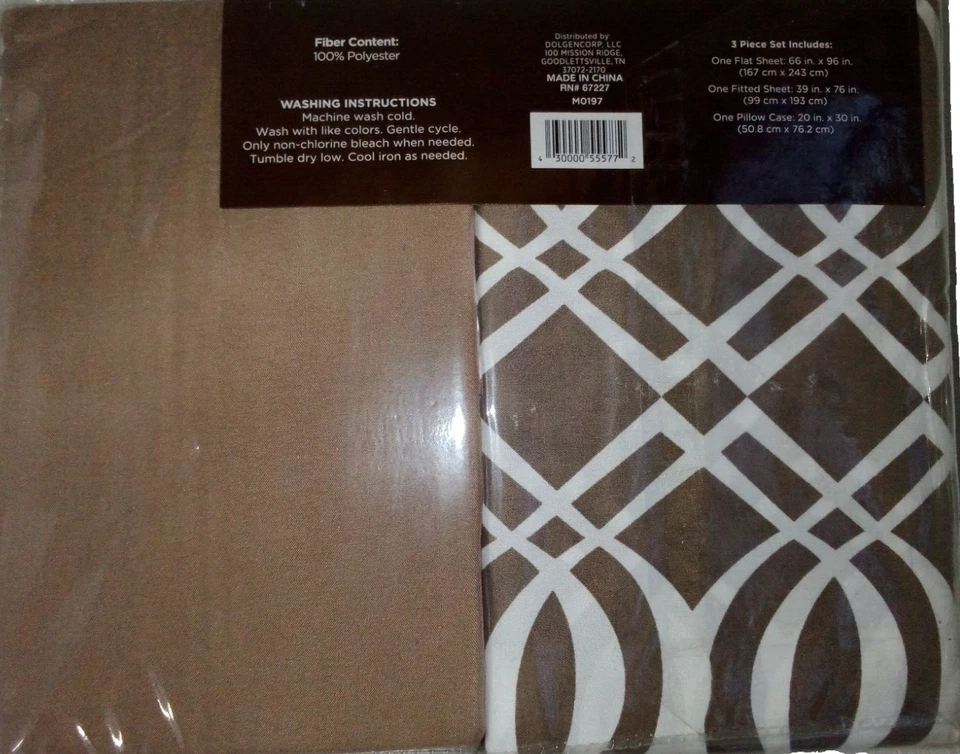 Comfort Bay Luxuriously Soft Sheet Set ~~ Twin ~~ - Image 3 of 4