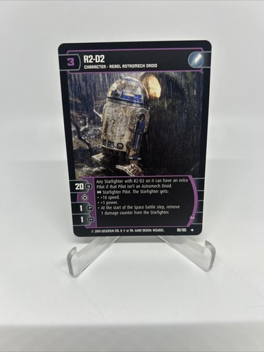 60/105 R2-D2 Rebel Astromech Droid (H) Star Wars TCG WOTC Rogues Scoundrels