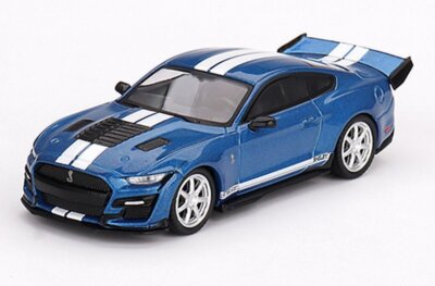 FORD Mustang - Shelby GT500 Dragon Snake Concept   - blue - Mini GT 1:64