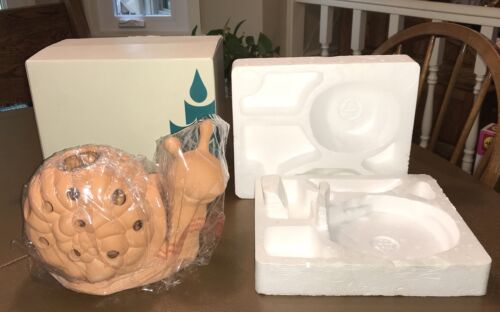 NEW Party Lite Terra Cotta Snail Candle holder Matilda P7146