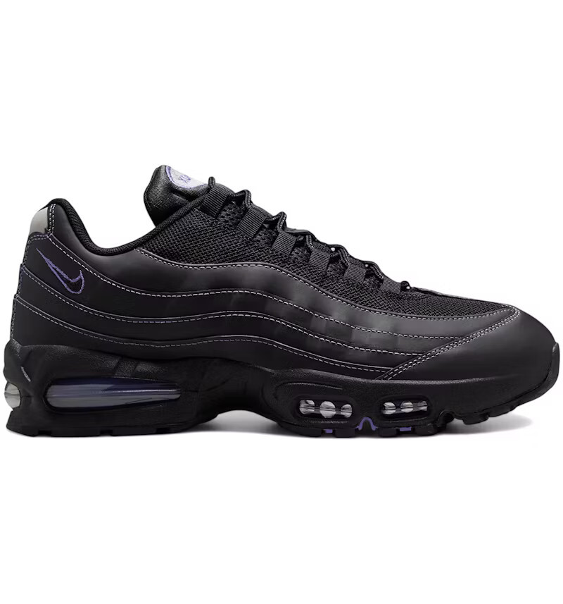 Nike Air Max 95 ブラック New Mens Nike Air Max 95 OG Big Bubble Black Persian Violet | eBay
